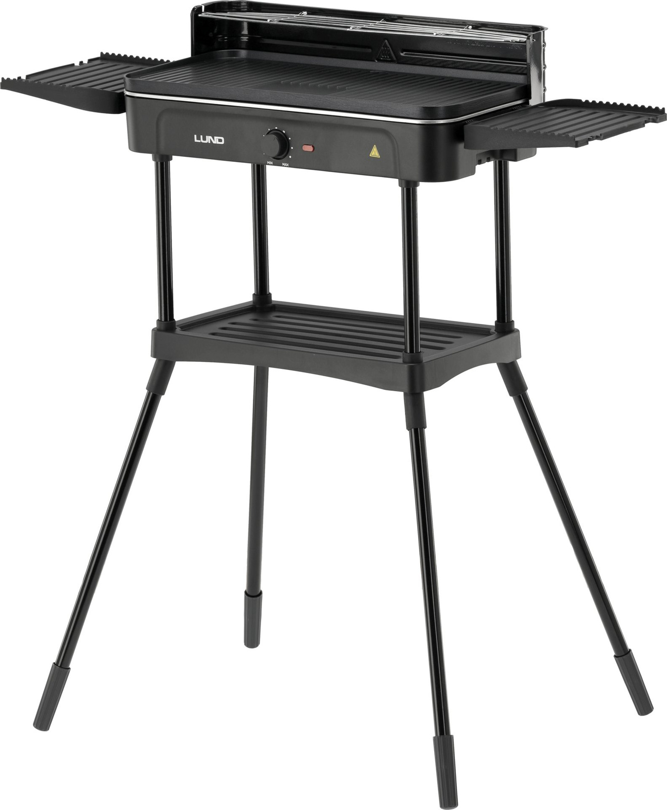 Elektromos álló grill bordázott sütőlappal, 2,2 kW | LUND 67424