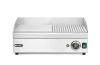 Kitchen Line elektromos grillsütő lap, 1/2 sima 1/2 bordázott, 2.4 kW, 51,8x33 cm | HENDI 154946