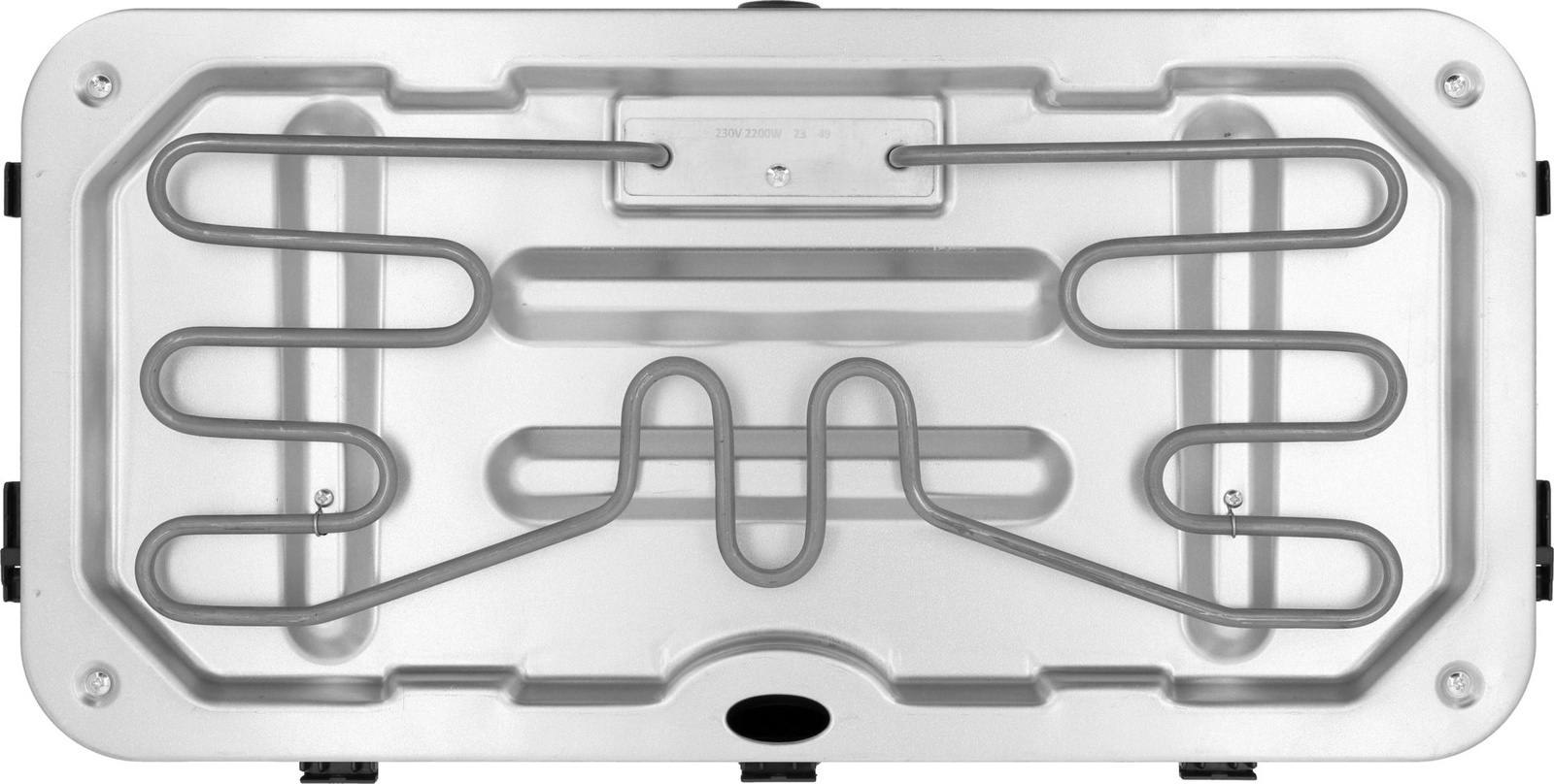 Elektromos álló grill bordázott sütőlappal, 2,2 kW | LUND 67424