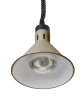 Ételek melegen tartására szolgáló függő lámpa, kúpos, bézs, 230V/250W | HENDI 273777