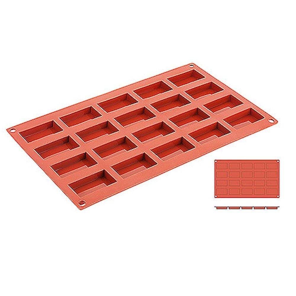 Szilikon sütőforma Kockák, 20 mélyedés 4,9x2,6 cm méretben | CONTACTO 6647/049