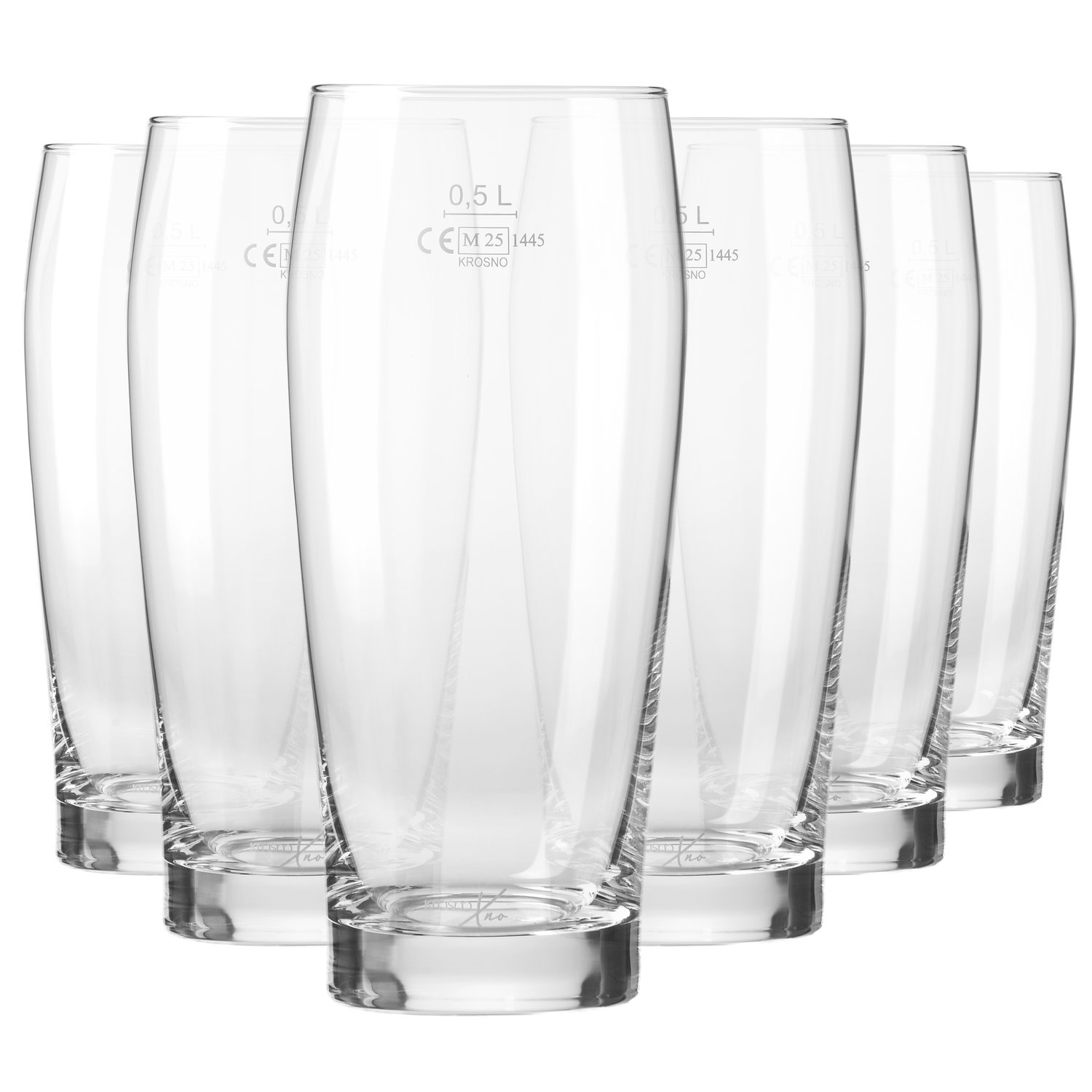 Söröspoharak XNO BEER TUMBLER 590 ICE, 590 ml, 6 darabos készlet | KROSNO GLASS F687334050046900