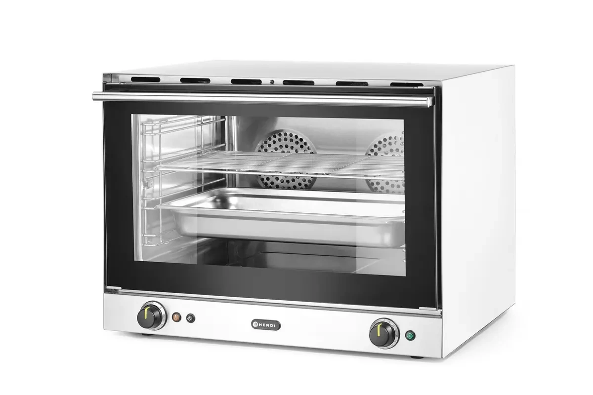 Légkeveréses sütő párásítással H100S, GN 1/1, 3.5 kW, 230 V | HENDI 229873