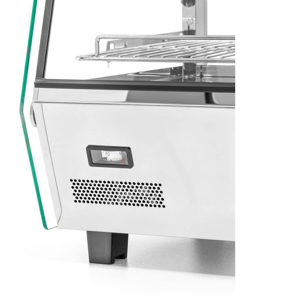 Melegített üvegkivitelű bemutató vitrin 120 l, 1.1 kW | FORGAST FG09642