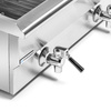 Elektromos olajsütő 2 medencés 2x16 l leeresztő csappal, hideg zóna, 10 kW, 230 V | FORGAST FG09016