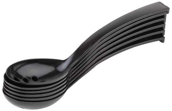 Csemege olajbogyós kanalak, perforált, 6 darabos készlet, 23 cm | APS 88598