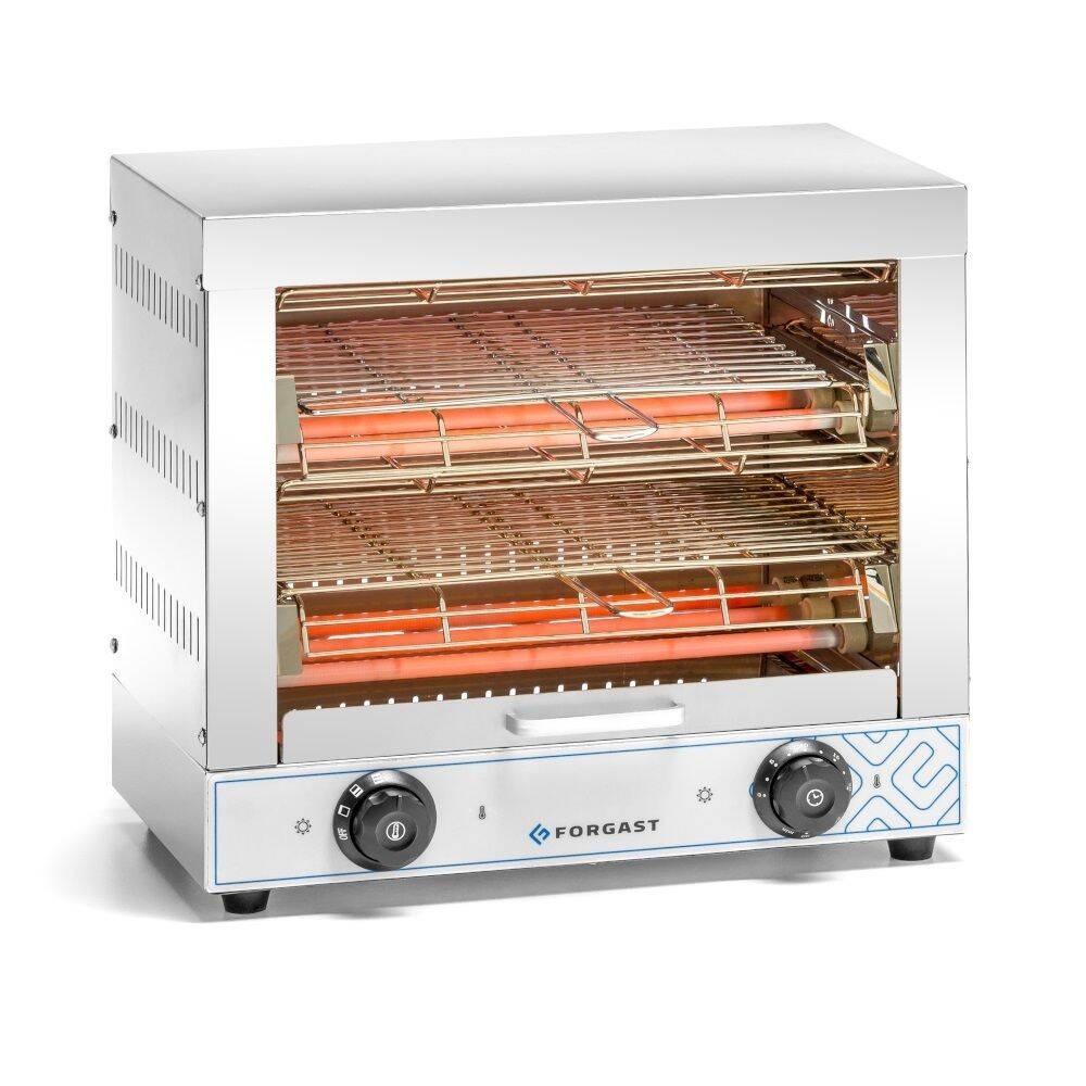 Elektromos dupla kontaktgrill, 3 kW, 230 V | FORGAST FG09207