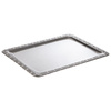 Tálca SCHÖNER ESSEN, rozsdamentes acélból, 42x31x1.5 cm | APS 382