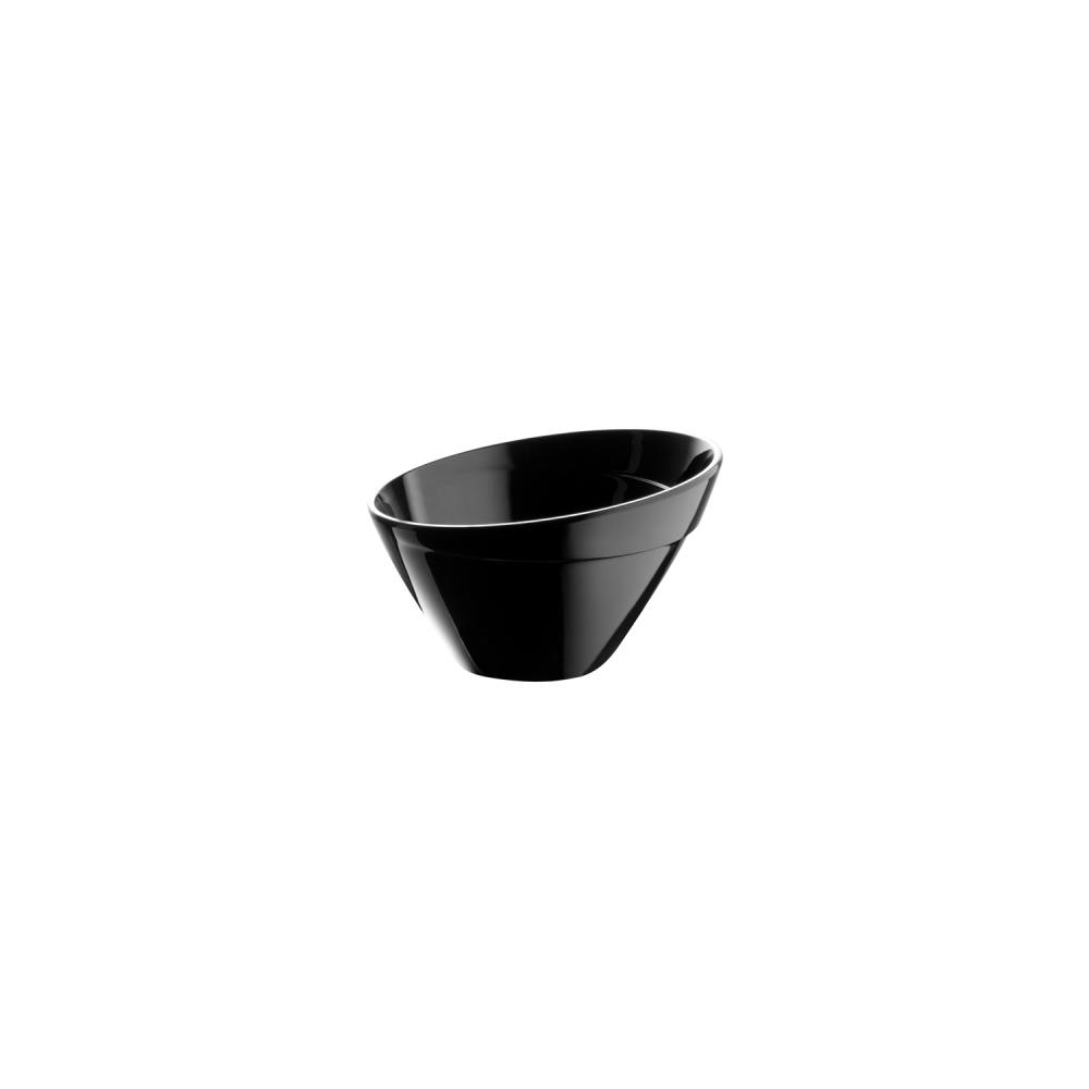 Melamin BALANCE tál, fekete, 14,5x9 cm, 400 ml | APS 85040