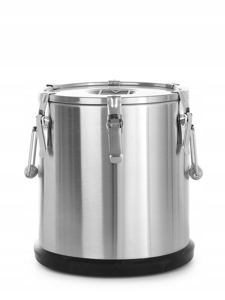Termosz folyadékokhoz, rozsdamentes acél, 25 l, magasság 43 cm, átmérő 33 cm | HENDI 710210