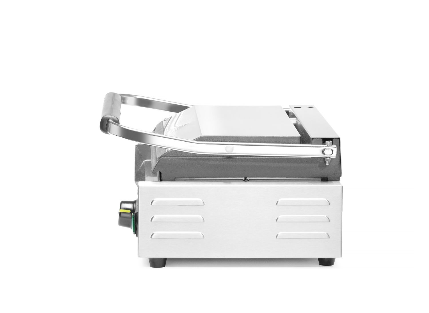 Kontakt Panini grill, sima-bordázott, lap 34 x 23 cm, 2,2 kW | HENDI 263662