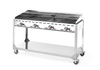 Gázgrill Green Fire Kitchen Line 4 égős, 22 kW | HENDI 149614