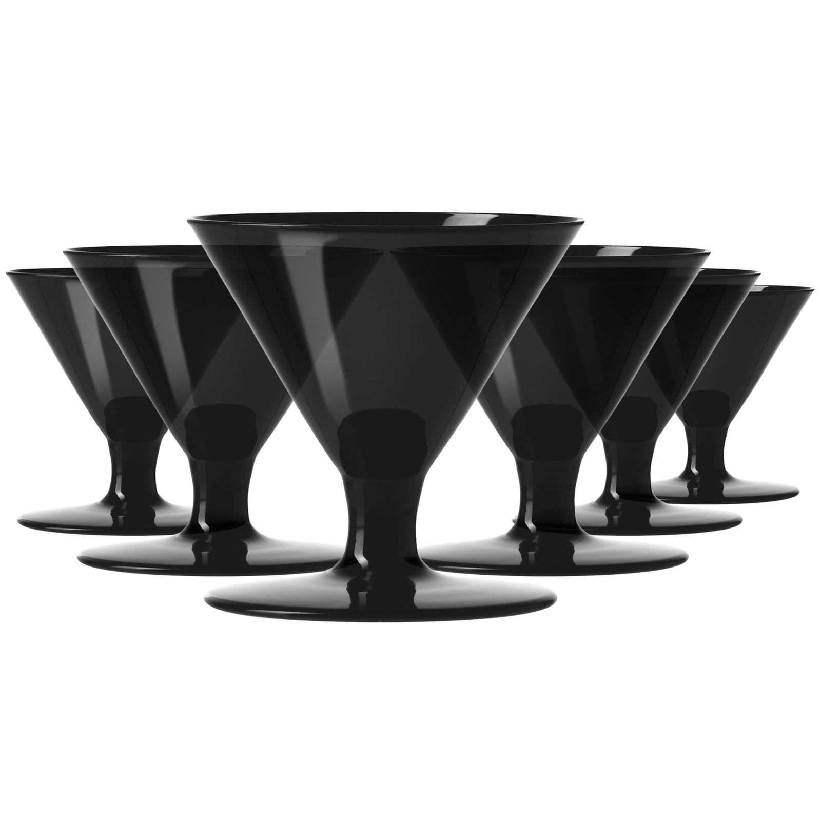 Martinis poharak MARTINI 60 BLACK, 60 ml, 6 darabos készlet | KROSNO GLASS F57D521005001010