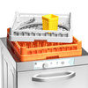 Univerzális ipari mosogatógép leeresztő szivattyúval, manuális vezérlés, mosogatószer-adagoló, 3,4 kW, 230 V | FORGAST FG00256