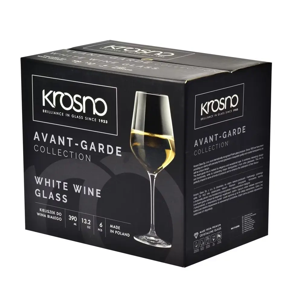 Fehérboros poharak Avant-Garde, 450 ml - 6 darabos készlet | KROSNO F579917039032490
