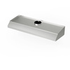 Rozsdamentes acél fali páraelszívó 120x90 cm | FORGAST