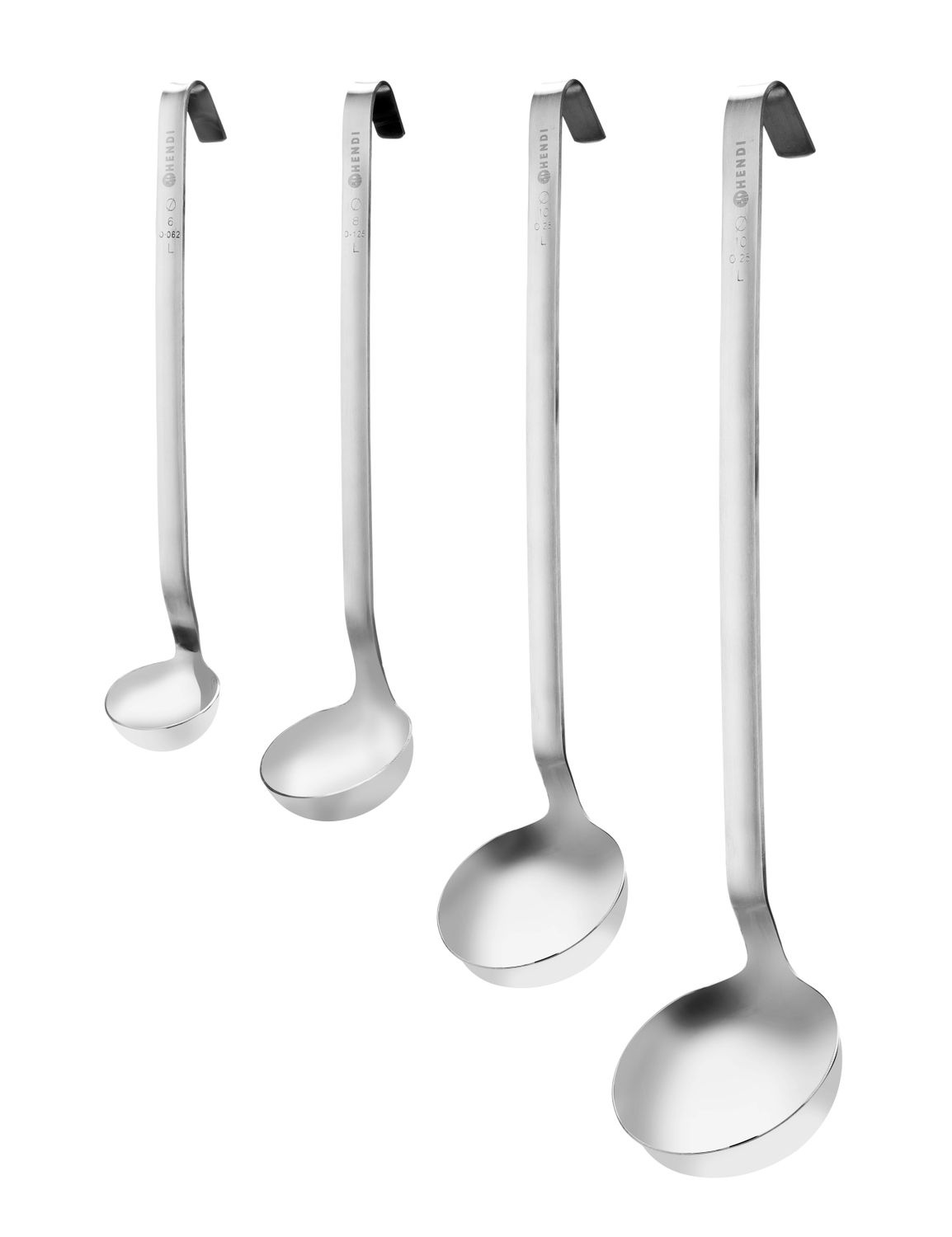Merőkanál Monoblokk Profi Line, rozsdamentes acél, 30 cm, 50 ml | HENDI 540107