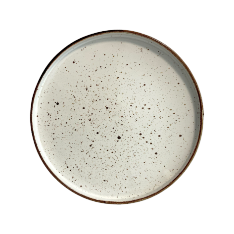 Lapos tányér peremmel Arondi Rustic krém 28 cm | KERA CERAMIKA 18.1/R.K
