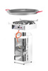 Gázgrill FIESTA 800, gázüzemű, Ø 80 cm, 7 kW | HENDI 146804