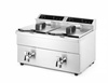Indukciós fritőz 2 medencés Kitchen Line, 2x8 l, 2x3.5 kW, 230 V | HENDI 215029