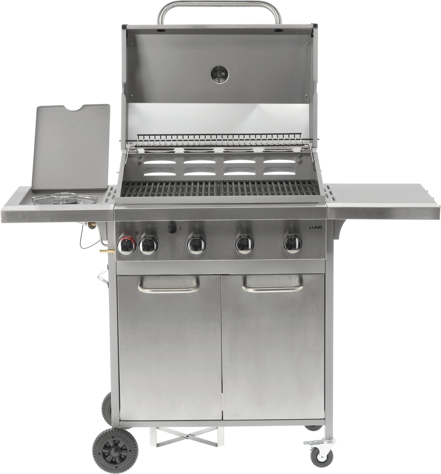 Gázgrill AKKA 4+1, öntöttvas ráccsal, 16 kW | LUND 99655