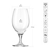 Serlegek BEER GOBLET 370, XNO, 370 ml, 6 darabos készlet | KROSNO GLASS FKMD127036002000
