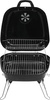 Hordozható faszenes grill fedővel, rács 33x35,5 cm | LUND 99483