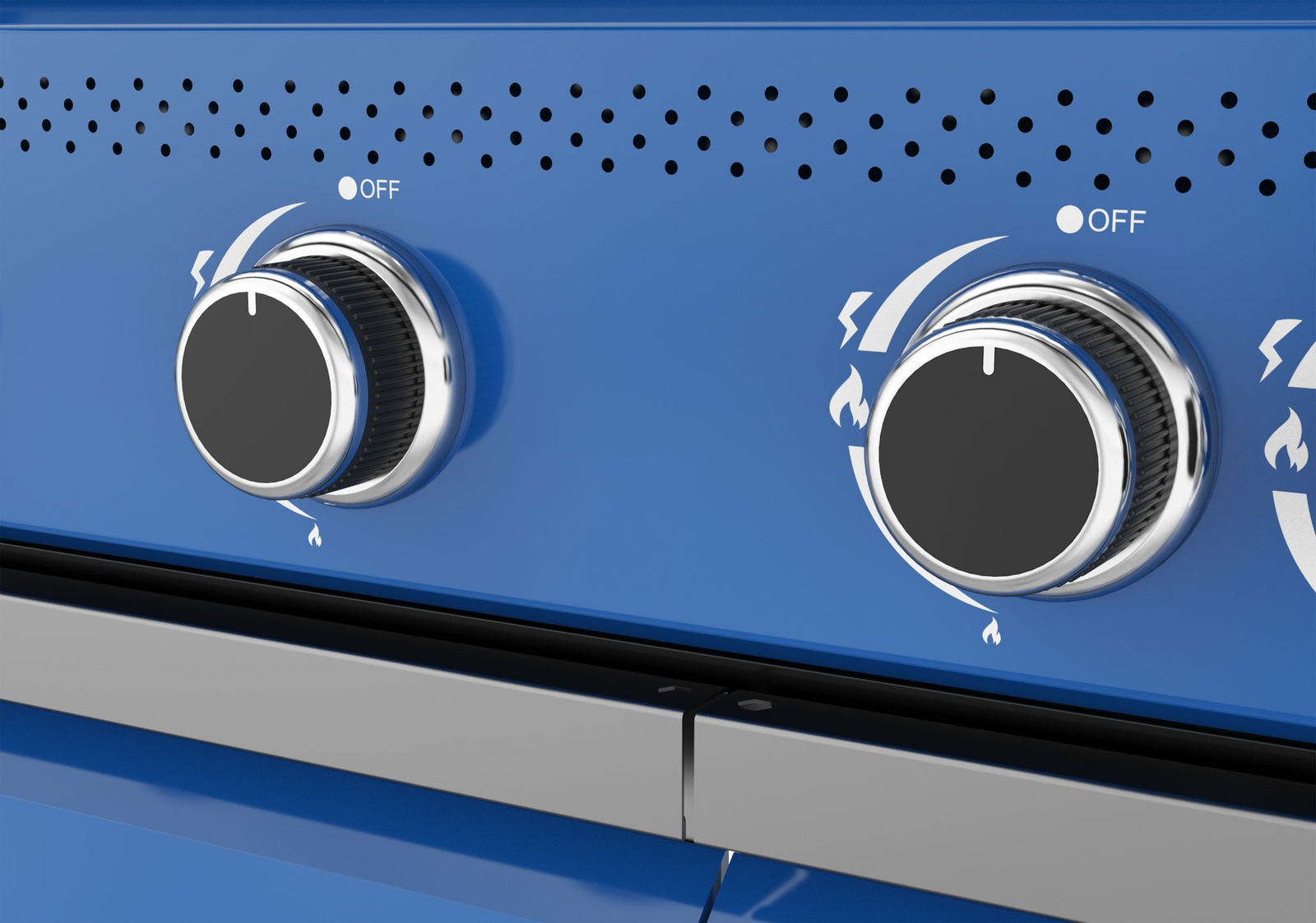 Grillgáz ITAMI 4+1, 14,2 KW, kék | YATO YG-20033