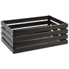 Büfé GN SUPERBOX doboz, fekete színű, 55,5x35x20 cm | APS 11723