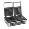 Elektromos gofrisütő LIEGE, 4 gofri, 9.5x15x2.3 cm, 2x3.2 kW | ROLLER GRILL GED 20