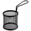 Kosár tálaláshoz SNACKHOLDER, fekete színű, 8x7.5 cm | APS 40624