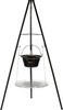 Faszén grill bográccsal, háromlábú állványon, 49 cm átmérőjű ráccsal | LUND 99933