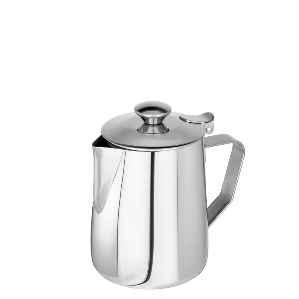 Acél kávé-/teáskanna fedővel, 350 ml | APS 10323