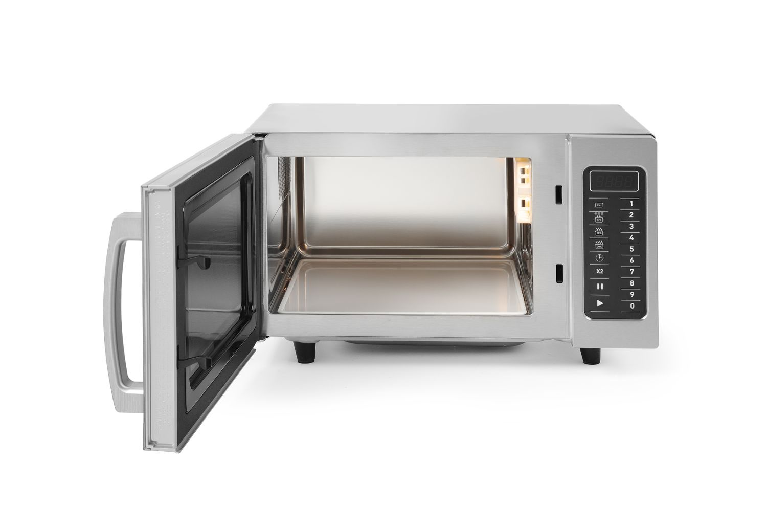 Programozható mikrohullámú sütő, 1000 W, 26 l | HENDI 281444