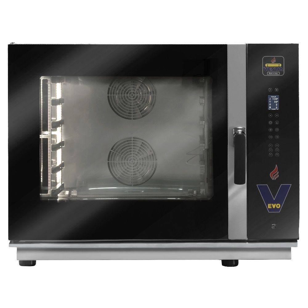 Elektromos kombi gőzpároló sütő EVO 7 GN 1/1 vagy 7 db 60x40 cm-es tálca | VESTA 0V0711D_PL0