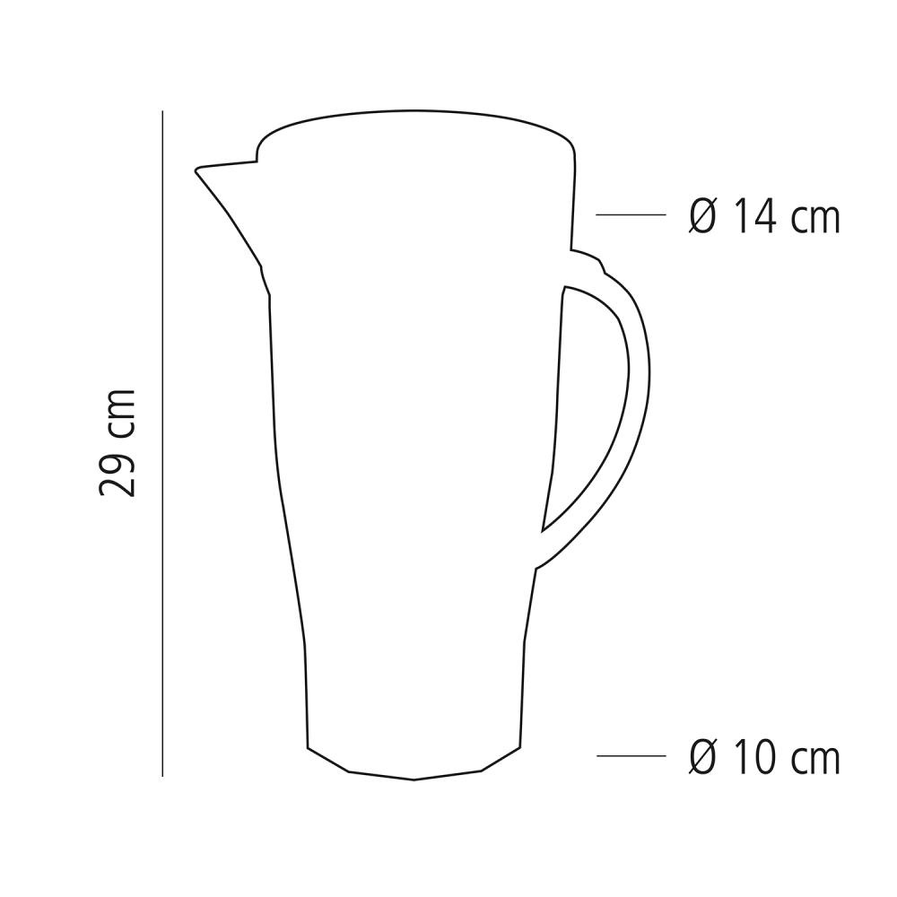 MS műanyag kancsó, 2,5 l | APS 10776