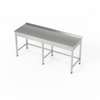 Rozsdamentes munkaasztal 200x60x85 cm | FORGAST
