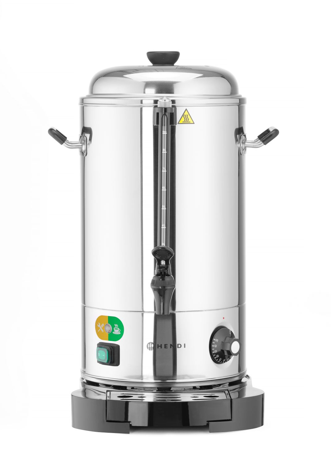 Italtartó melegítő dupla falú kivitelben, 9 l, 2.4 kW, magasság 48 cm | HENDI 211403