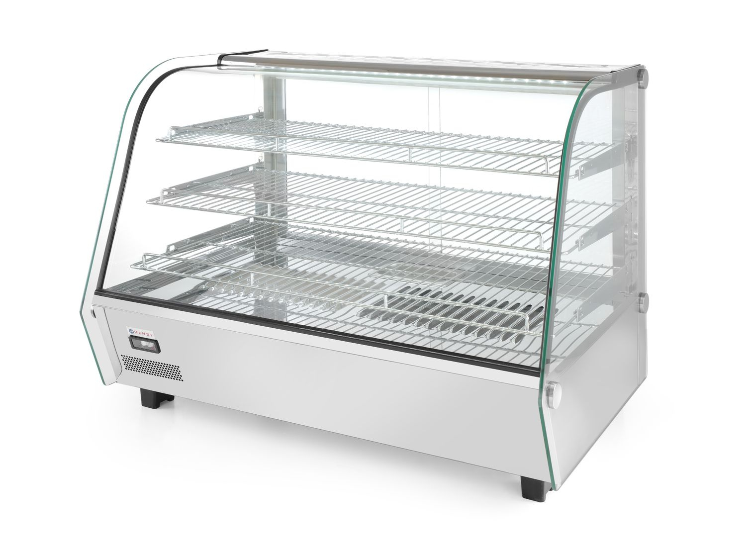 Állítható melegen tartó vitrin 160 l, 1.5 kW, 230 V | HENDI 233733