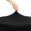 Koktélasztal huzat 80 cm fekete | FORGAST FG03820