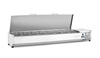 Fedelű hűtött feltétkijelző, 8 x GN 1/3, mélység 15 cm, 0-8°C | ARKTIC 233986