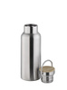 Termosz palack "H2O YEAH!", rozsdamentes acél, bambusz fedél, 500 ml | APS 66905