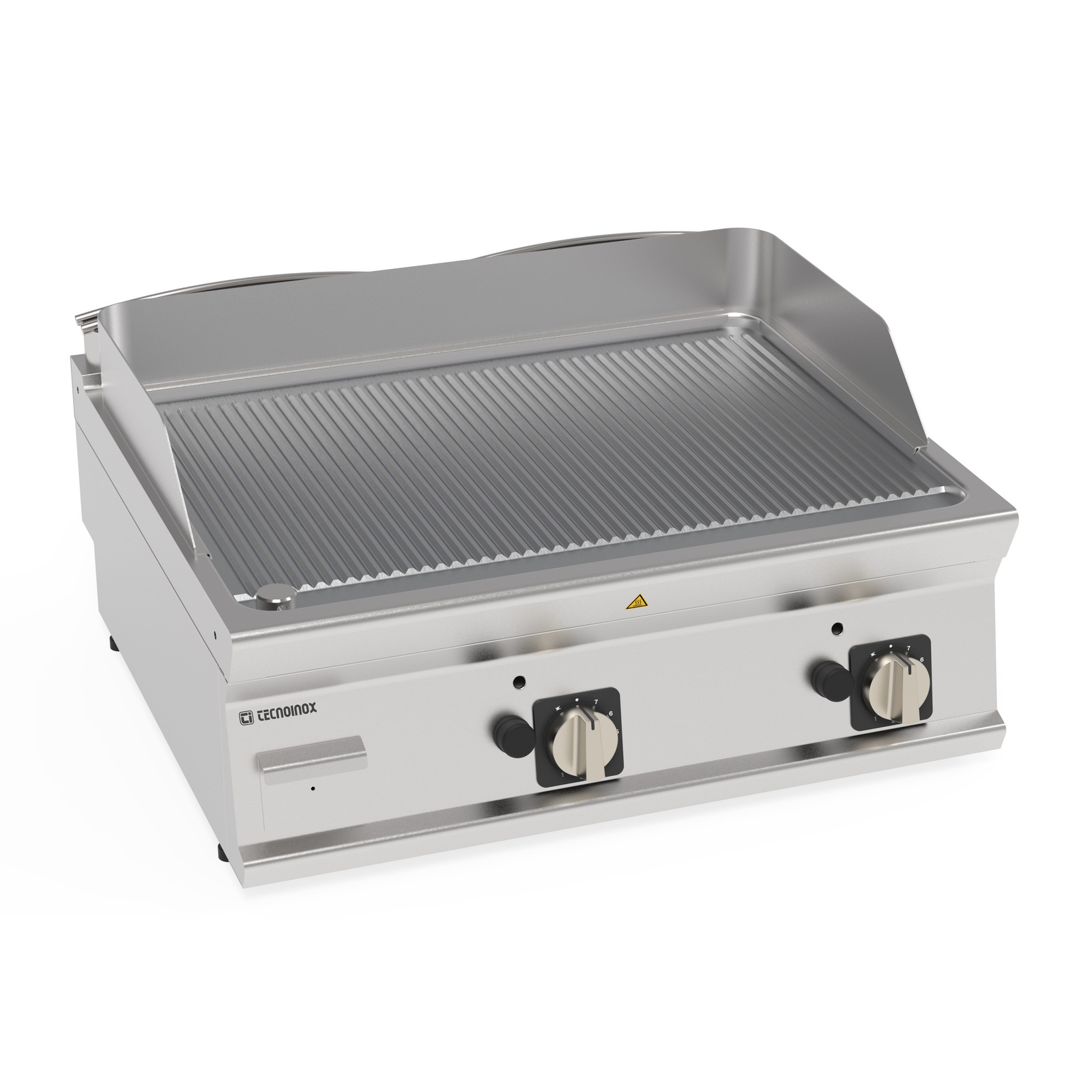 Gázüzemű krómozott bordázott álló grilllap 74,8x56,4 cm | TECNOINOX 713188
