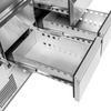 Hűtött munkaasztal 6 fiókkal, 400 l, alsó aggregáttal | FORGAST FG07009