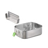 Ebédtartó doboz LUNCHBUDDY, rozsdamentes acél, 18.5x13.5x6.5 cm, 800 ml | APS 66900