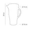 MS műanyag kancsó, 2,5 l | APS 10776