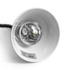 Melegentartó lámpa ételekhez ezüst, kúpos, 0,25 kW, magasságállítás 60–180 cm | FORGAST FG03345