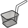 Kosár tálaláshoz SNACKHOLDER, fekete színű, 13x10,5x9 cm | APS 40627