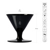 Martinis poharak MARTINI 60 BLACK, 60 ml, 6 darabos készlet | KROSNO GLASS F57D521005001010