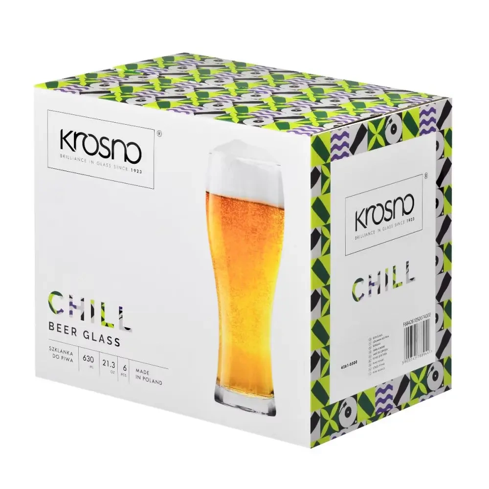 Magas söröspoharak Chill 500/630 ml, 6 darabos készlet | KROSNO GLASS F684261050074000